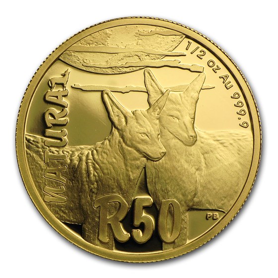 2015 S. Africa 1/2 oz Gold Natura Nocturnal Hunters (Jackal) 2015 S. Africa 1/2 oz Gold Natura Nocturnal Hunters (Jackal)